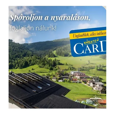 Haus Anna - Kaernten Card Im Sommer Inklusive Bad Kleinkirchheim
